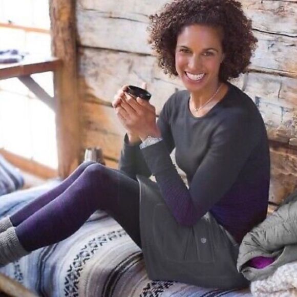 Athleta Dresses & Skirts - ATHLETA Snowslide Fleece Lined Skirt in grey
